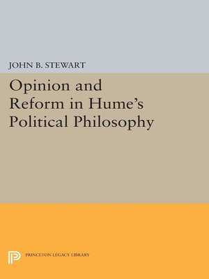cover image of Opinion and Reform in Hume's Political Philosophy